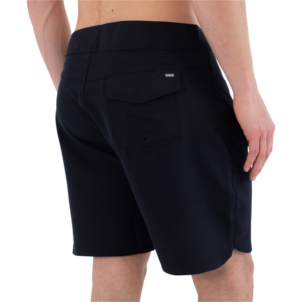 2026 Hurley Mens Phantom O&O Solid 18' Boardshorts MBEU00001 - Black